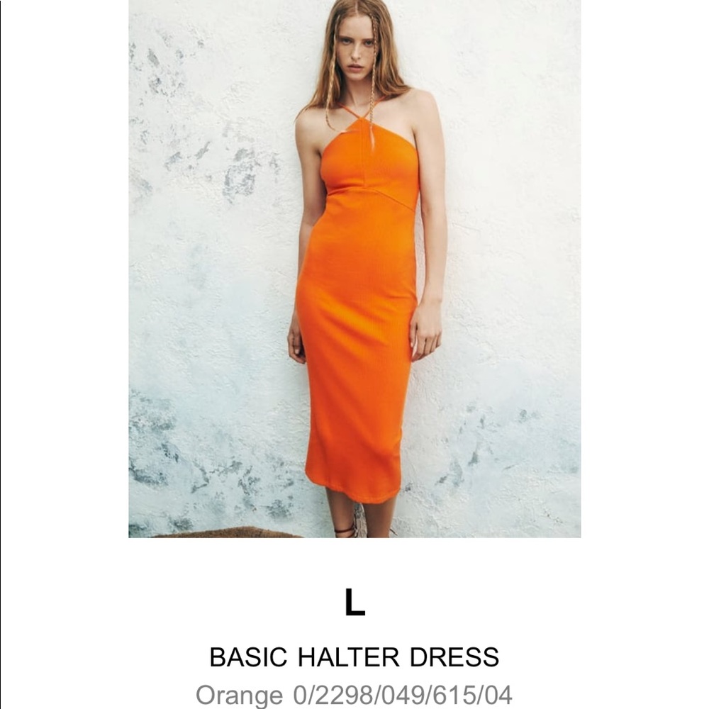 Zara Halter Dress, L